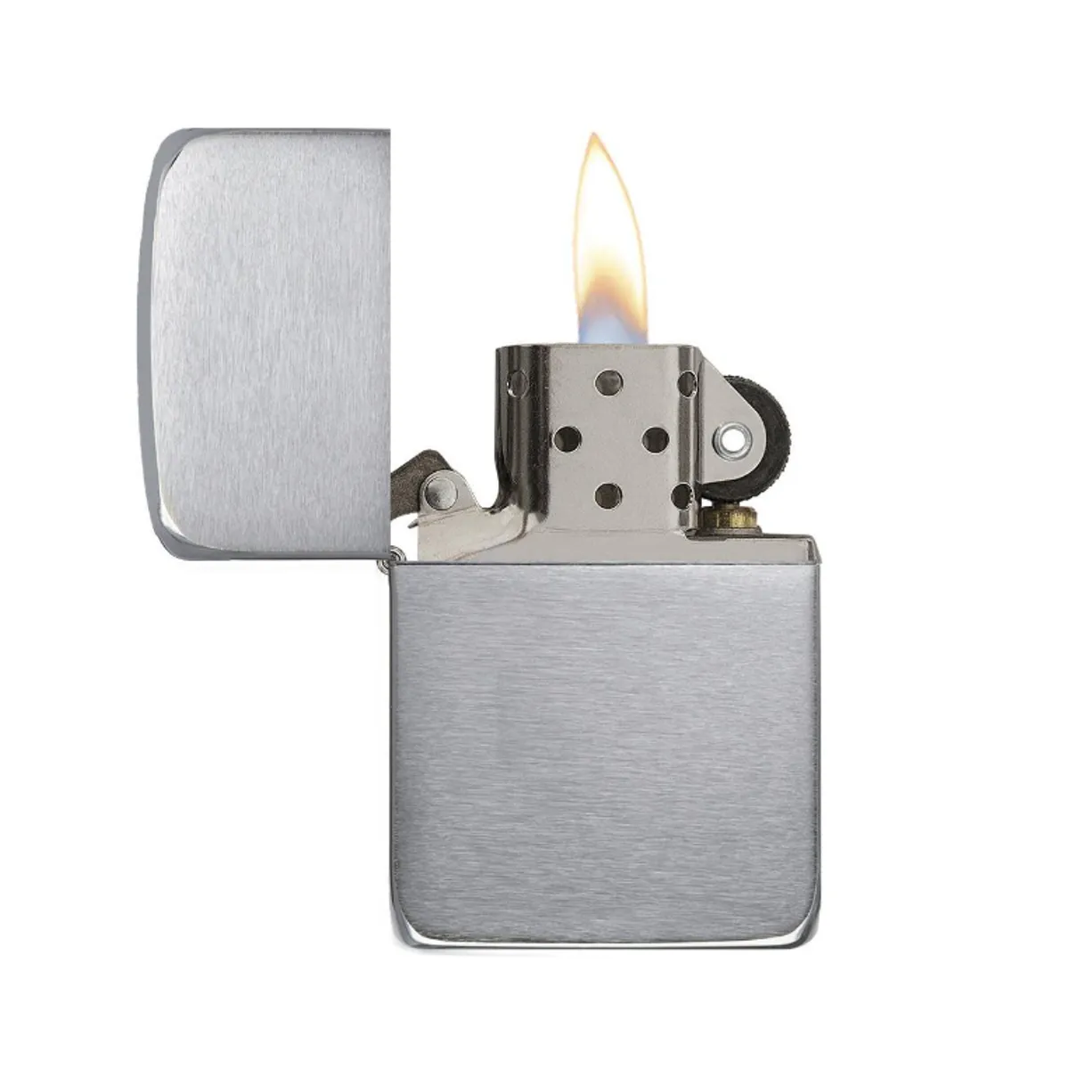 ZIPPO - Encendedor ZIPPO Brushed Chrome 1941 Replica