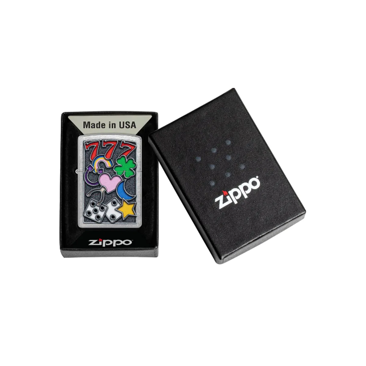 ZIPPO - Encendedor ZIPPO All Luck Design
