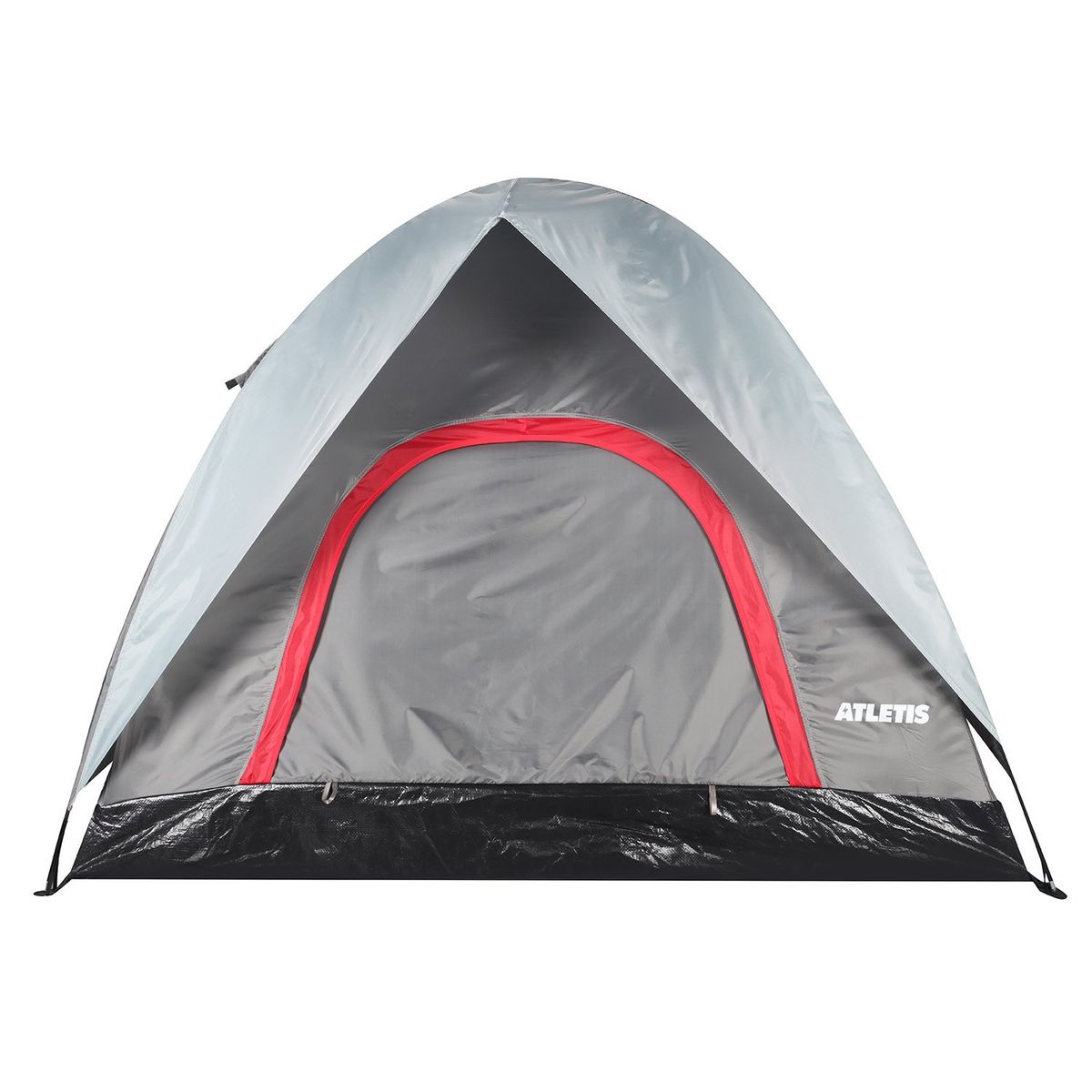 ATLETIS - Carpa 4 Personas Camping Outdoor Gris