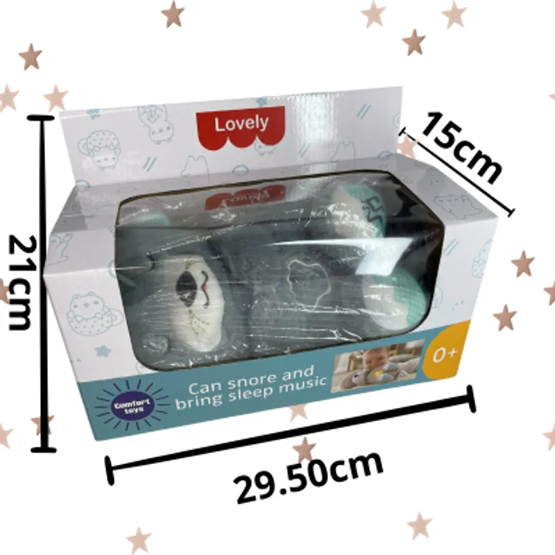 GENERICO - Peluche Nutria Que Respira Musical Con Luz- GRIS