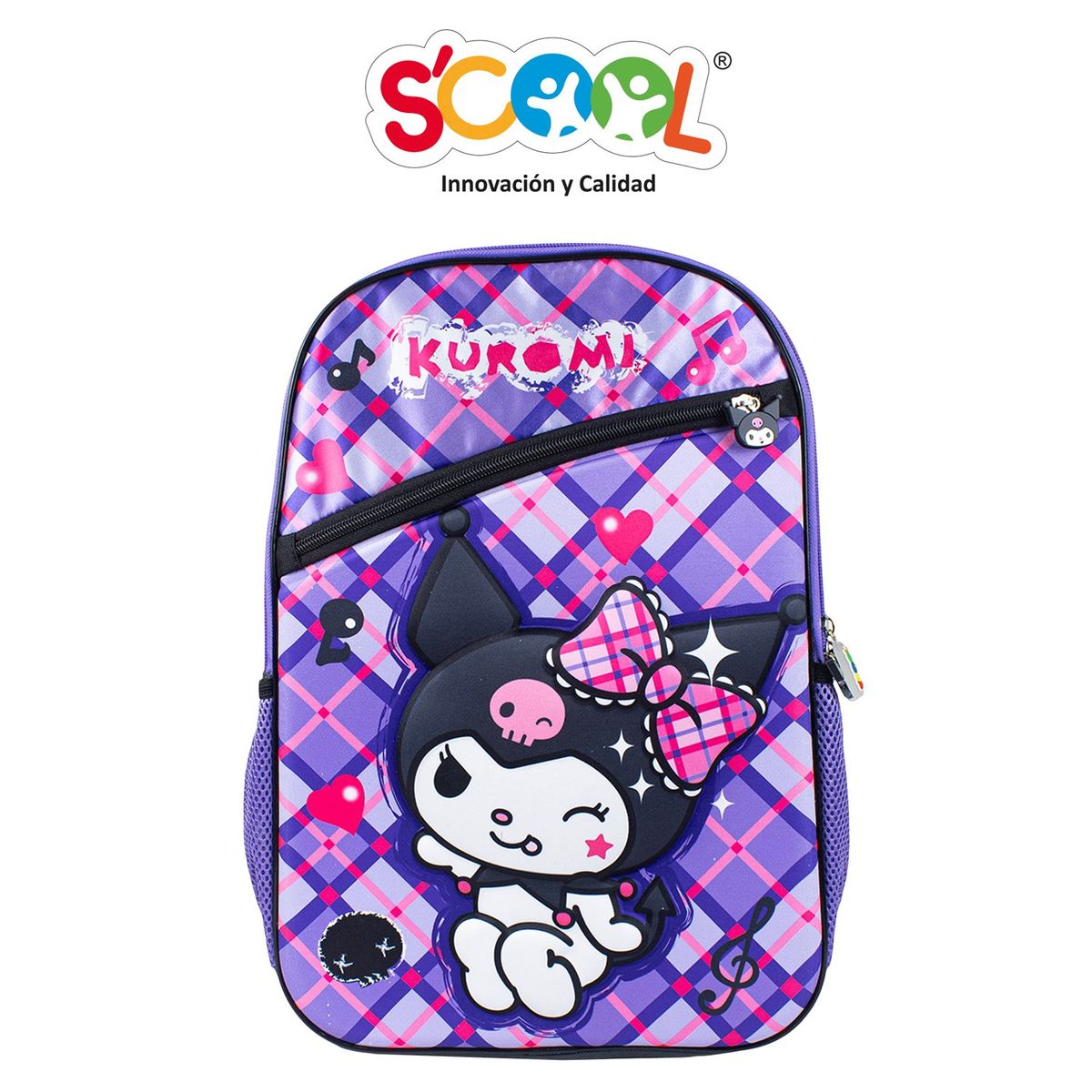 SCOOL - Set KUROMI Mochila-Lonchera-Cartuchera marca Scool