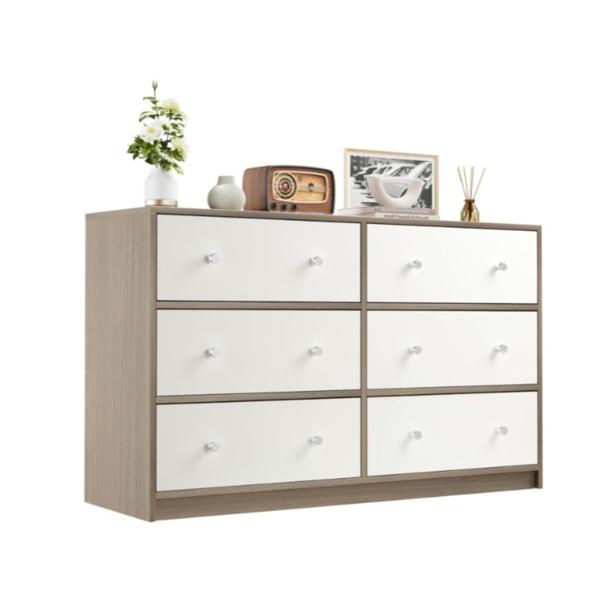 NACION MUEBLES - CÓMODA BLANCA KATTY NM