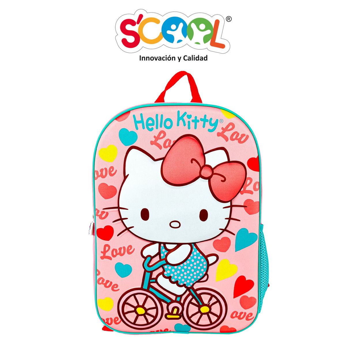SCOOL - Set HELLO KITTY Mochila-Lonchera-Cartuchera marca Scool