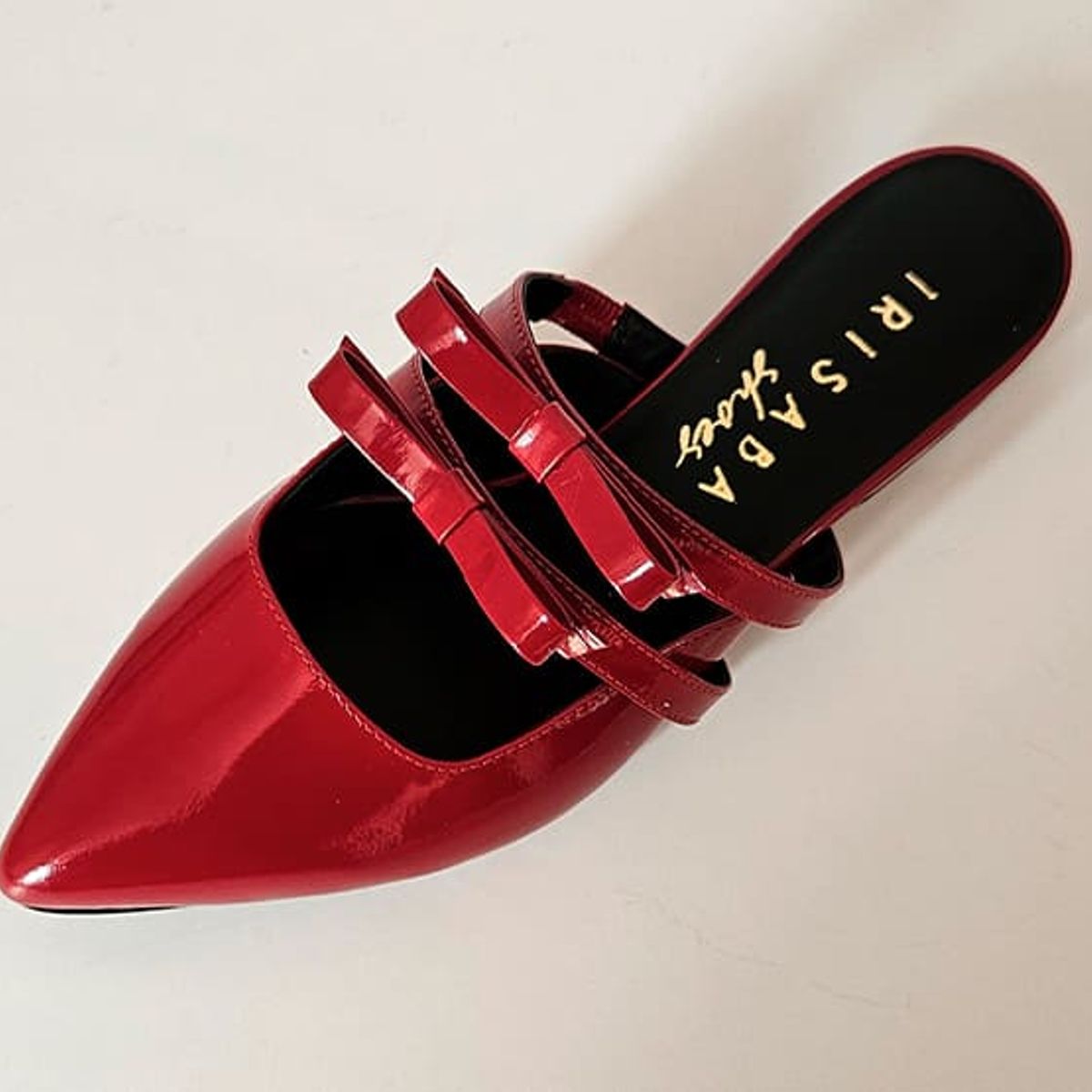 IRISABA - BALERINA DE CUERO IRISABA PARA MUJER SIENNA ROJO