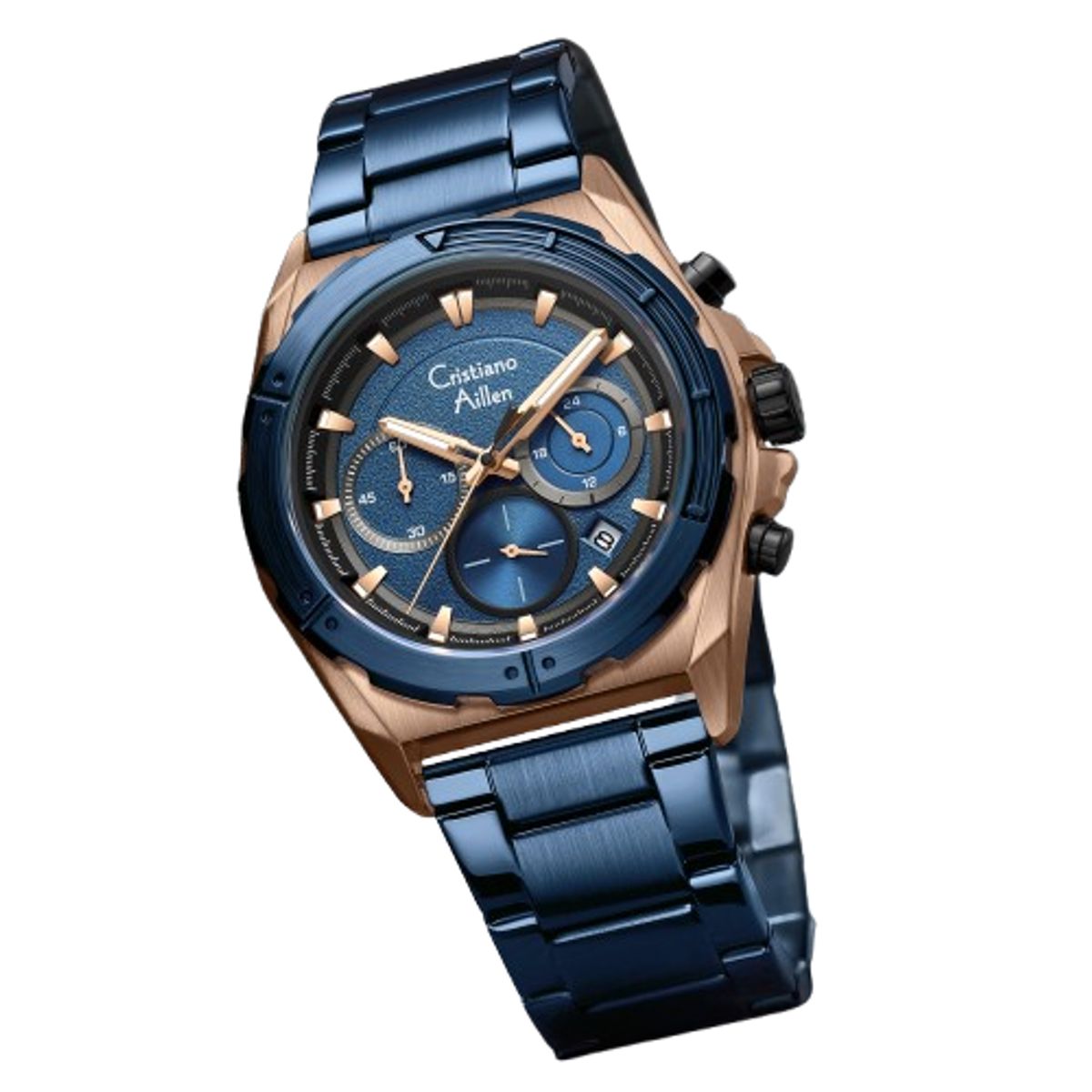 GENERICO - Reloj Cristiano Aillen 8901 Elegante Azul - Cri-6