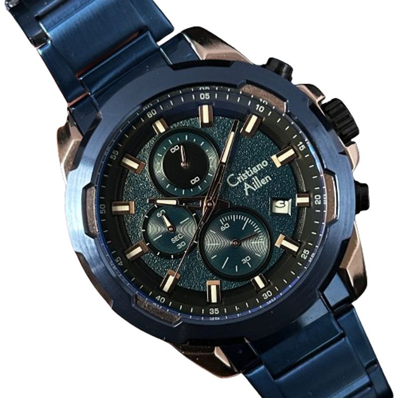 GENERICO - Reloj Cristiano Aillen 8888 Elegante Azul - CRI-9