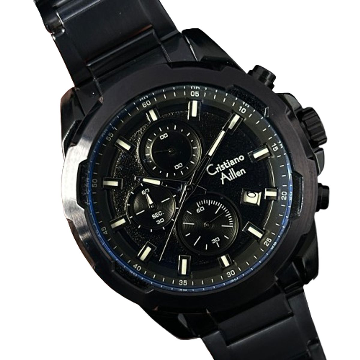GENERICO - Reloj Cristiano Aillen 8888 Elegante Negro - CRI-8