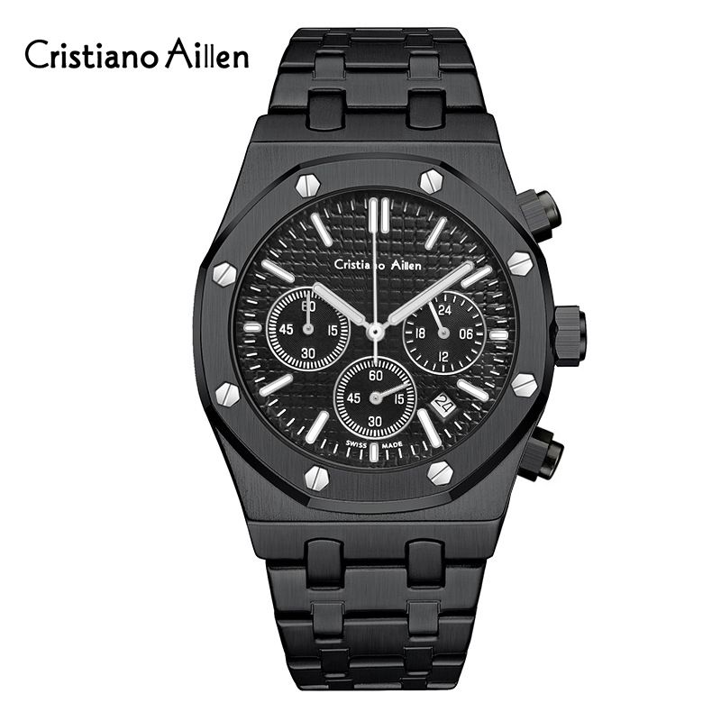 GENERICO - Reloj Cristiano Aillen 833 Elegante Negro - Cri-16