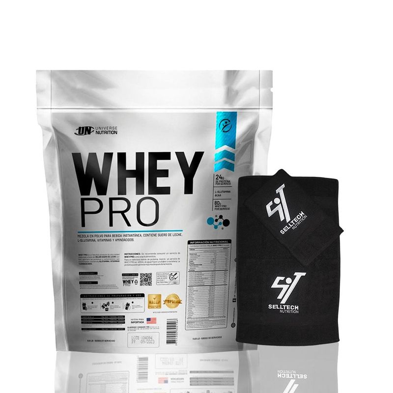 UNIVERSE NUTRITION - Whey Pro 3 kg Vainilla+Toalla