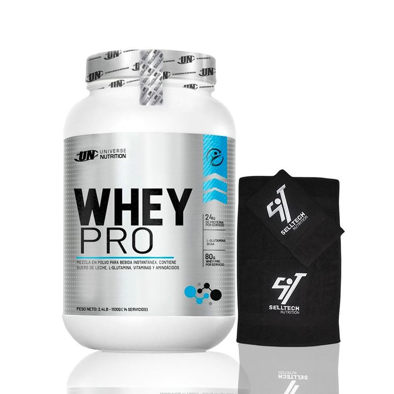 UNIVERSE NUTRITION - Whey Pro 1.1 kg Chocolate+Toalla