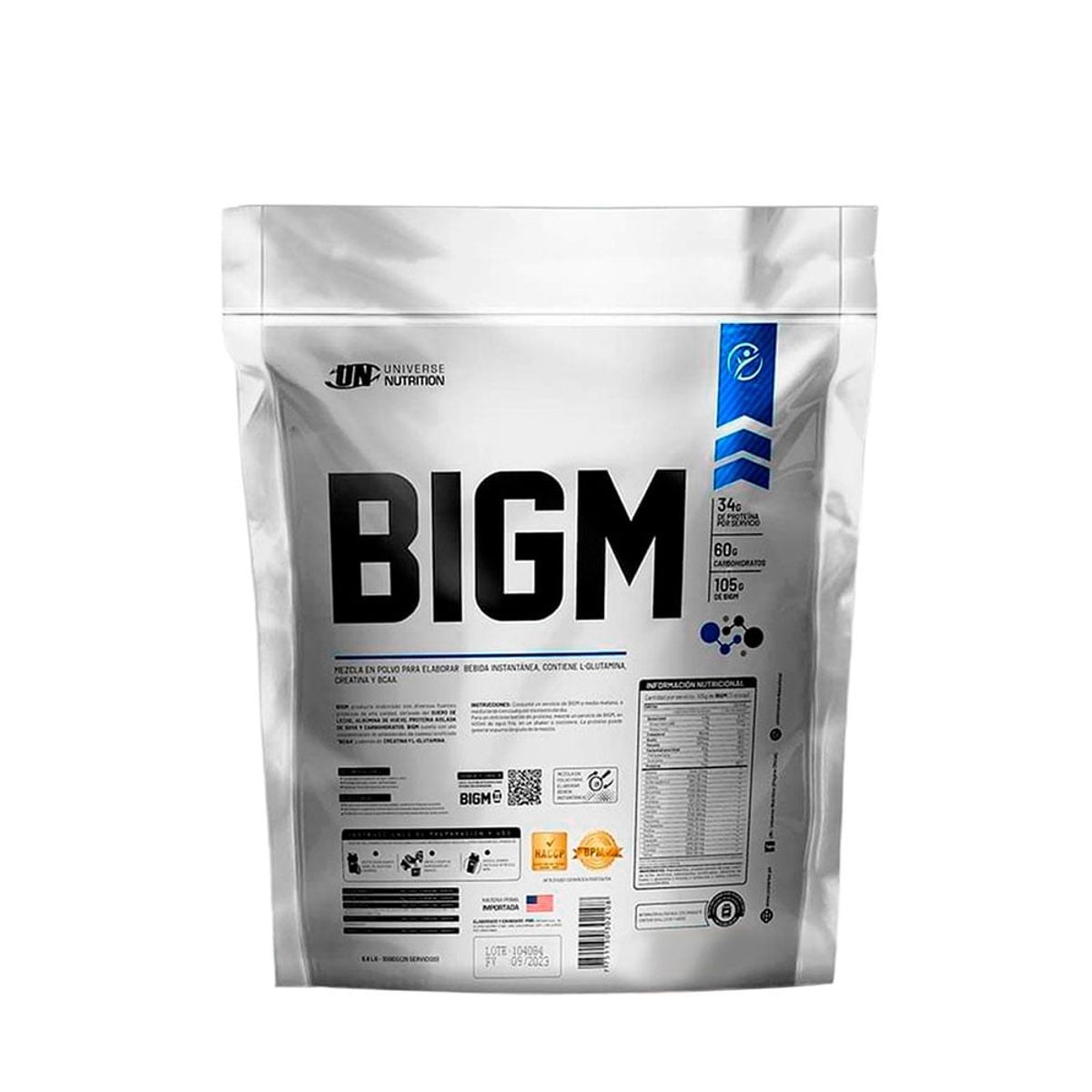 UNIVERSE NUTRITION - Proteína UN Bigm 3 kg Vainilla+Toalla