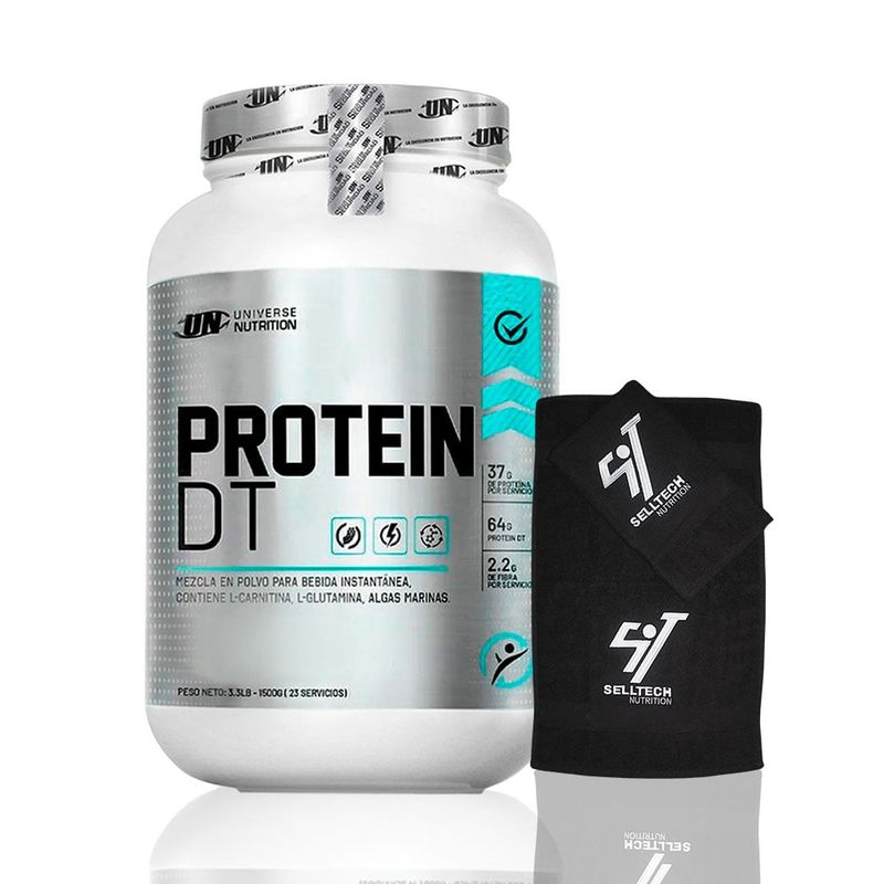 UNIVERSE NUTRITION - Proteína Universe Nutrition Protein DT 1.5 kg Cookies+Toalla