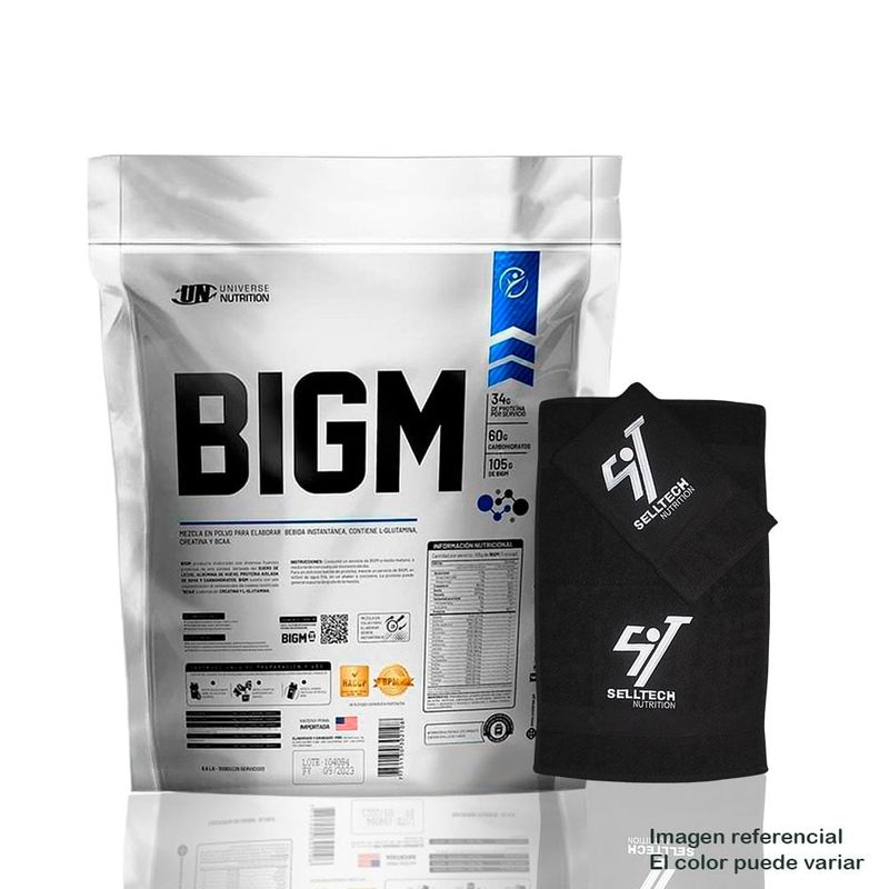 UNIVERSE NUTRITION - Proteína UN Bigm 5 kg Vainilla+Toalla
