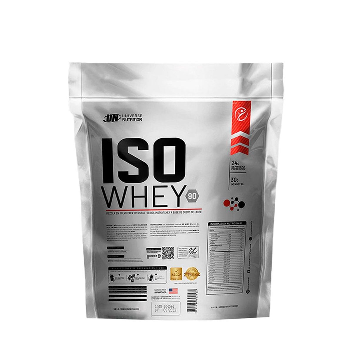 UNIVERSE NUTRITION - Iso Whey 90 de 5 kg Vainilla+Toalla