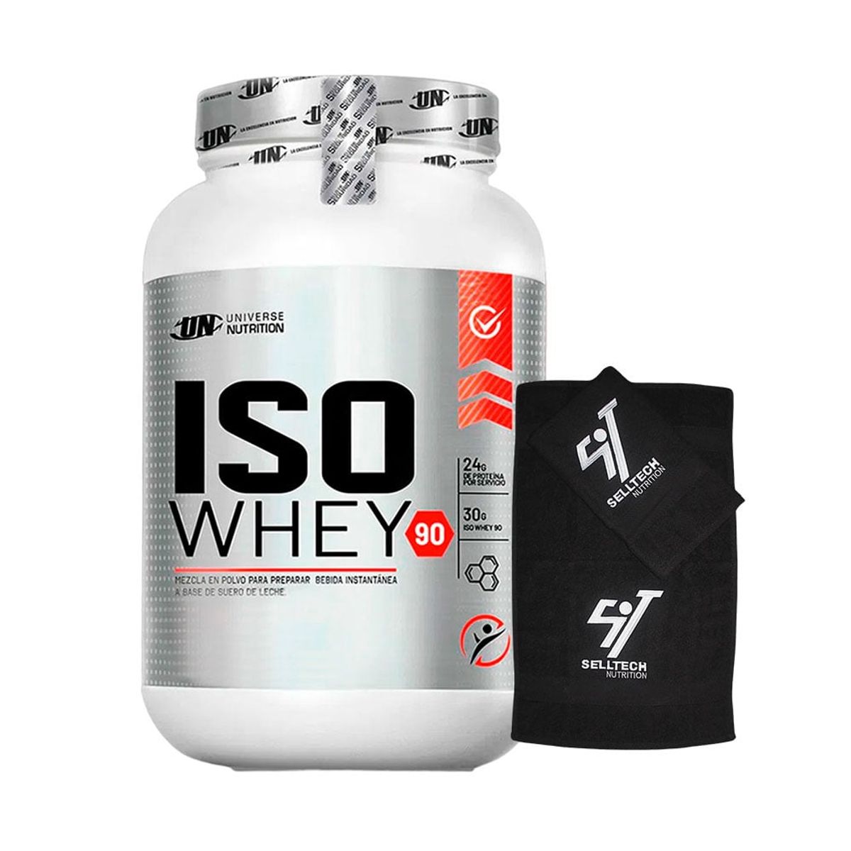 UNIVERSE NUTRITION - Iso Whey 90 de 1.1 kg Cookies+Toalla
