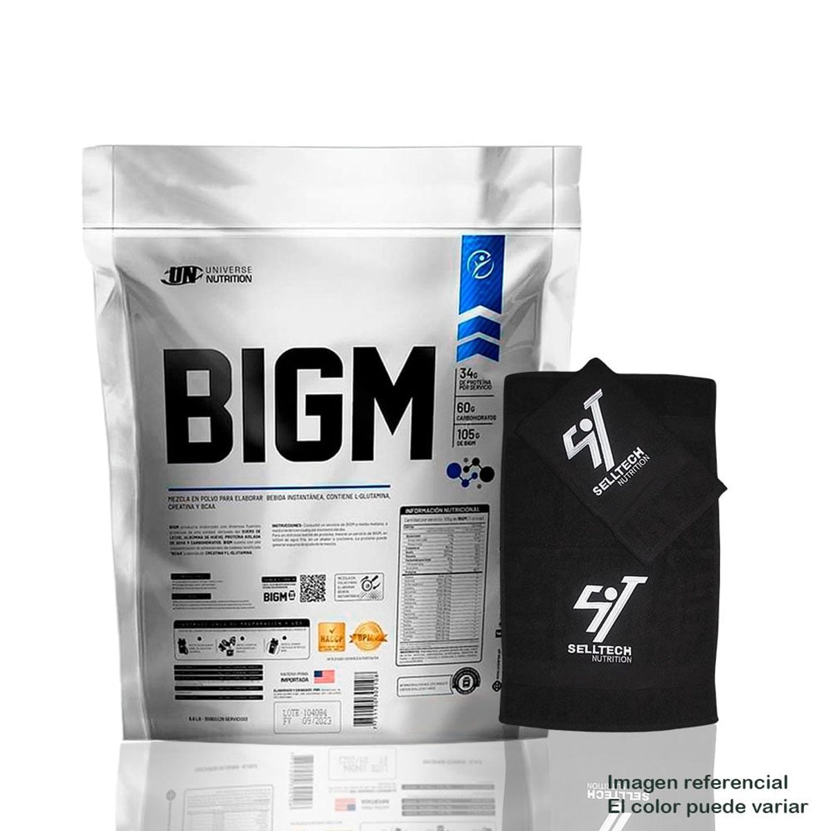 UNIVERSE NUTRITION - Proteína UN Bigm 3 kg Chocolate+Toalla