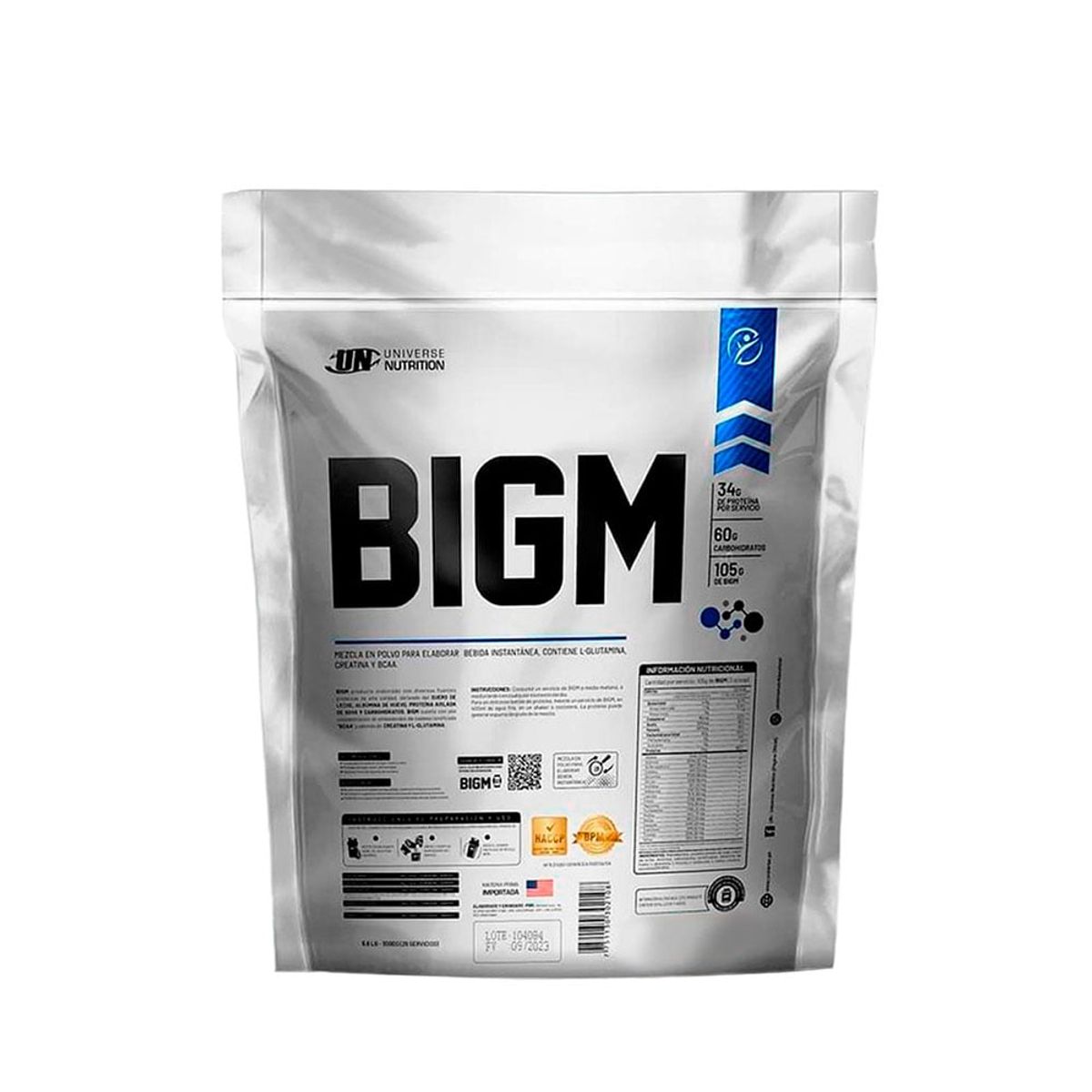 UNIVERSE NUTRITION - Proteína UN Bigm 3 kg Chocolate+Toalla