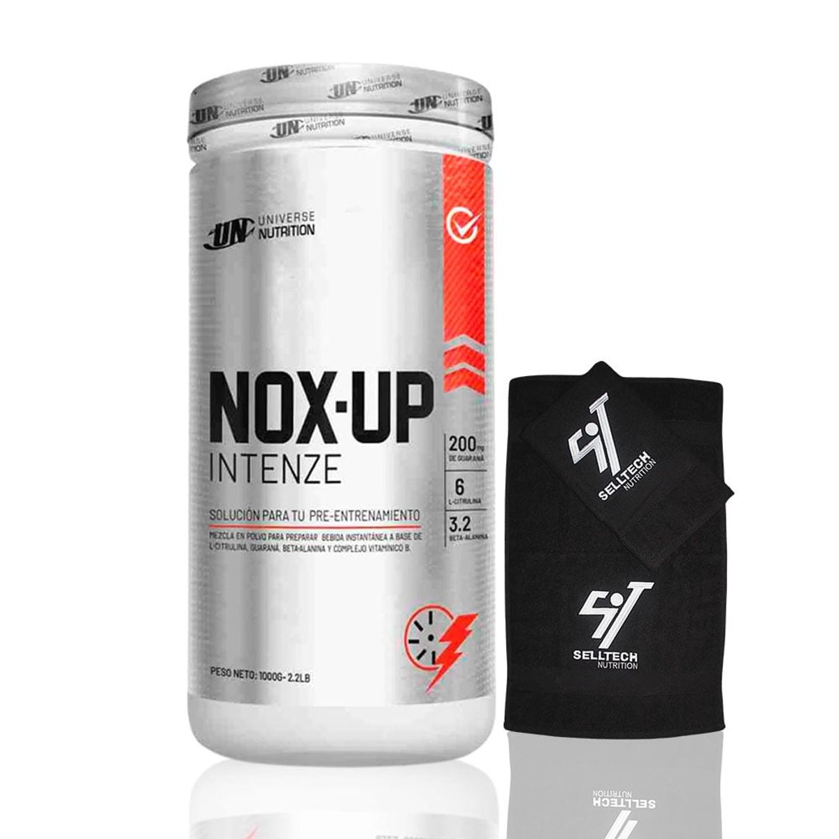 UNIVERSE NUTRITION - Pre Entreno Universe Nutrition Nox-Up Intenze 1kg Fruit Punch+Toalla