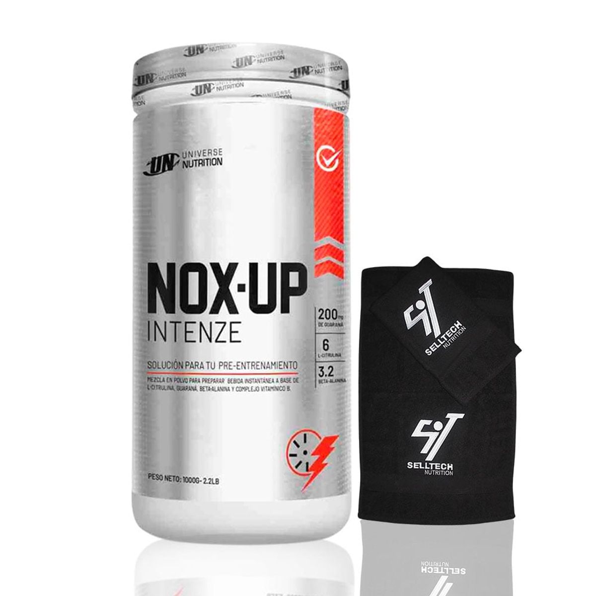 UNIVERSE NUTRITION - Pre Entreno Universe Nutrition Nox-Up Intenze 1kg Citrus punch+Toalla