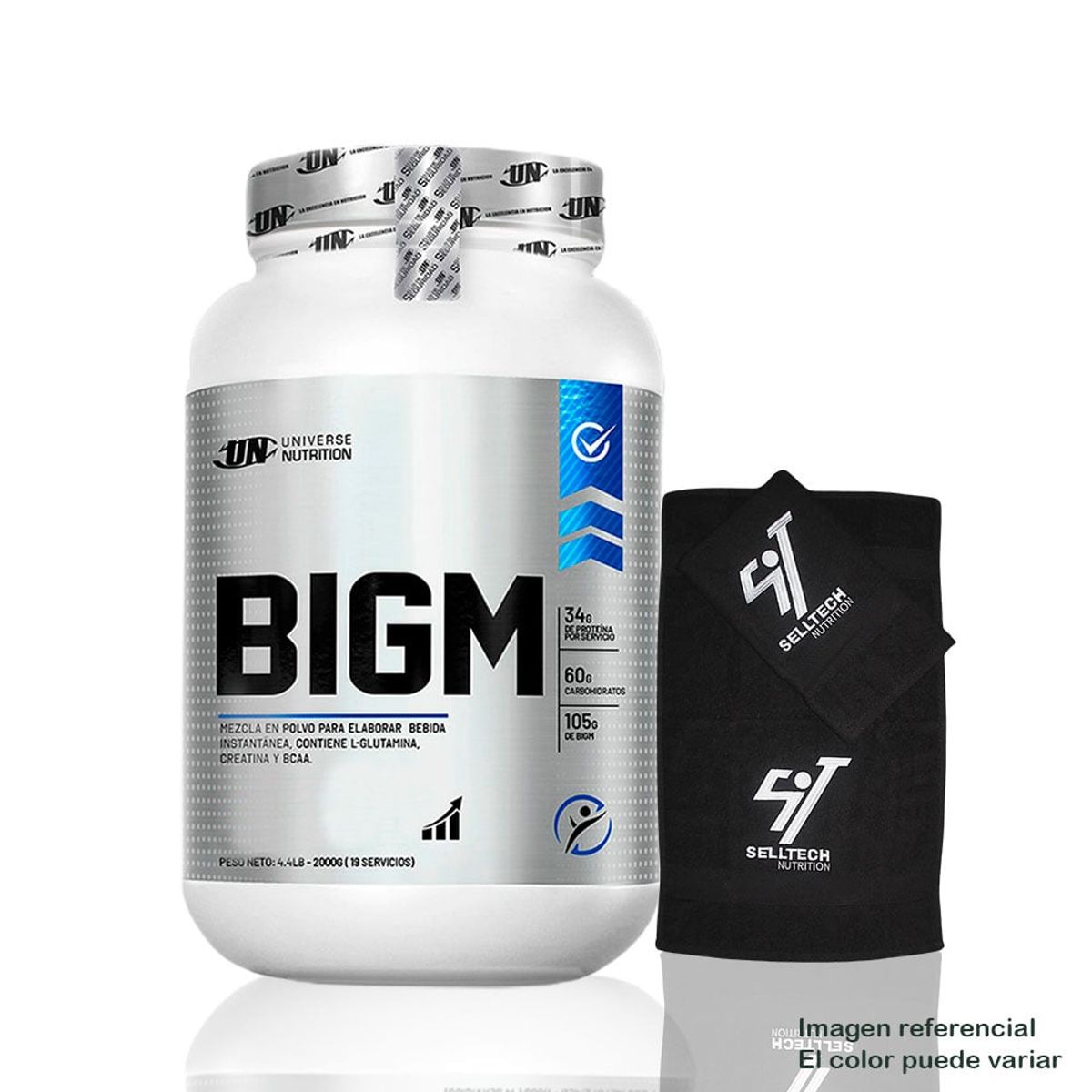 UNIVERSE NUTRITION - Proteína UN Bigm 2 kg Chocolate+Toalla