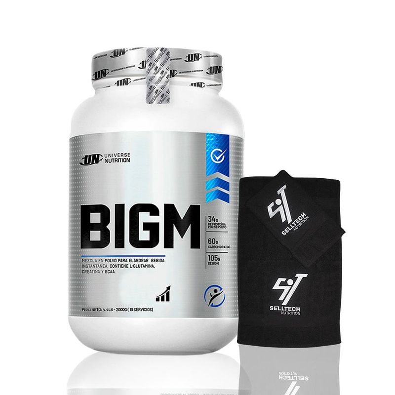 UNIVERSE NUTRITION - Proteína UN Bigm 2 kg Cookies+Toalla