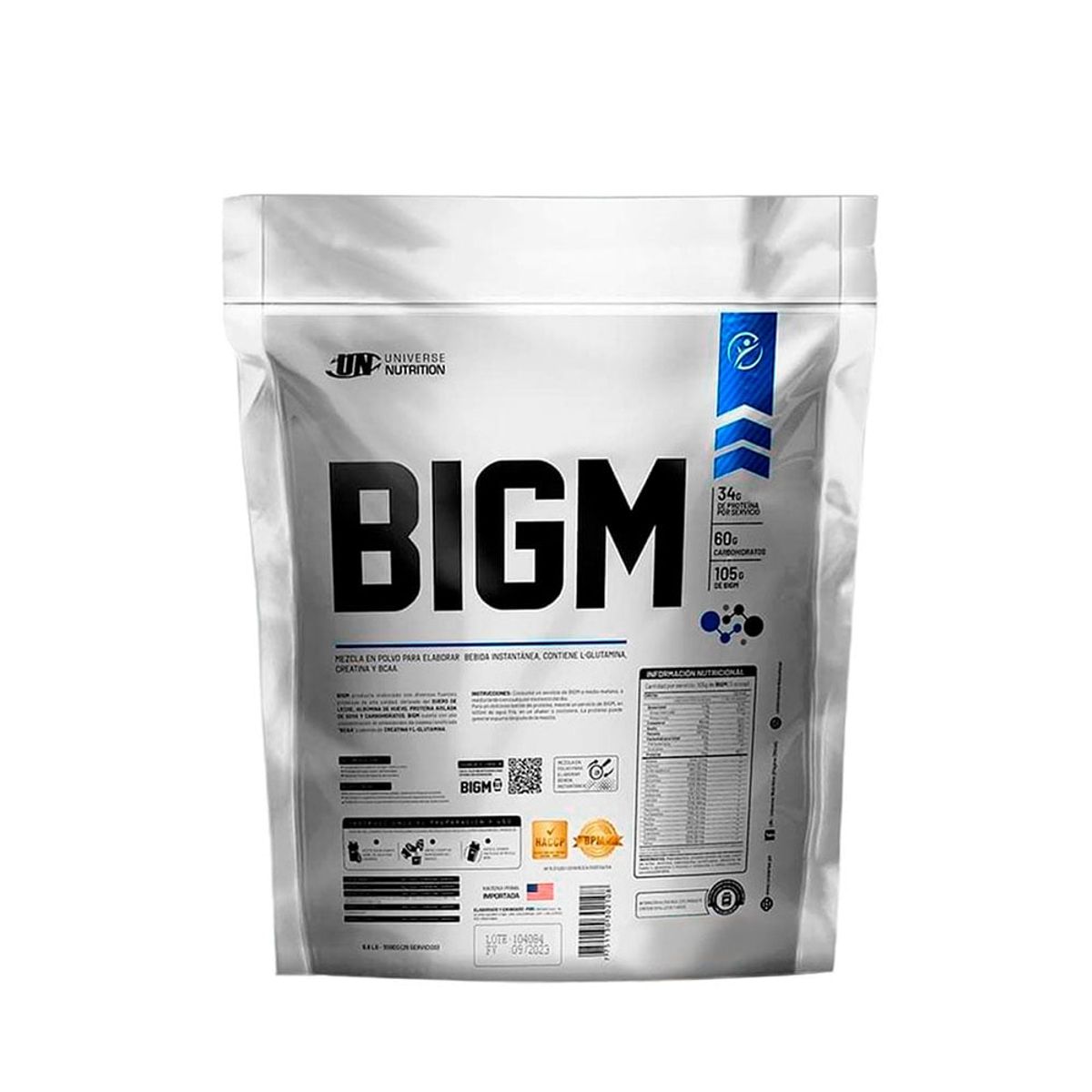 UNIVERSE NUTRITION - Proteína UN Bigm 5 kg Chocolate+Toalla