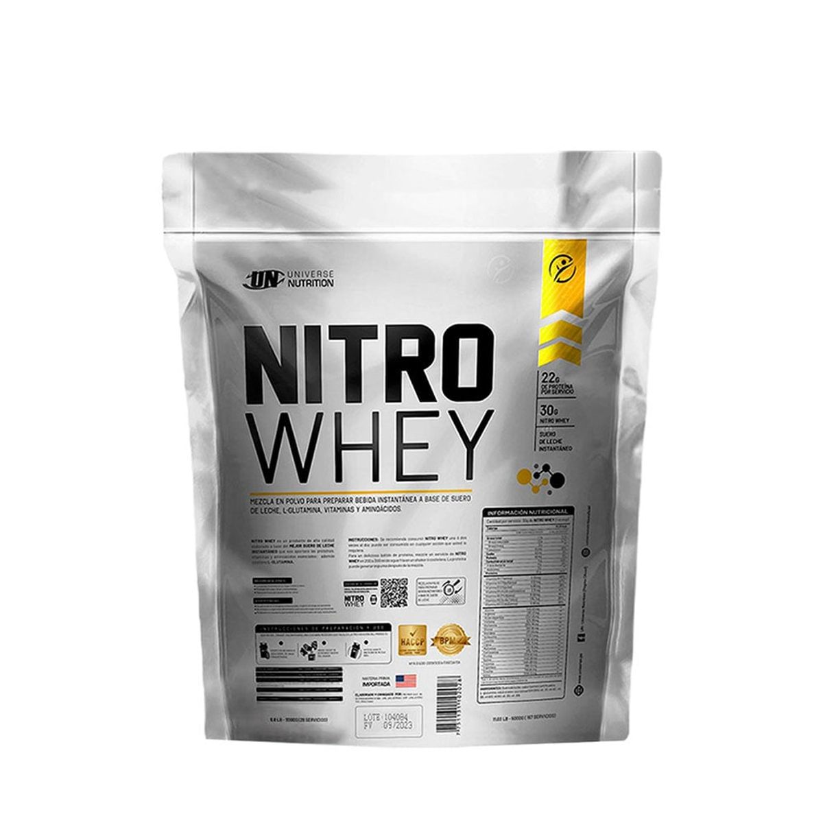 UNIVERSE NUTRITION - Nitro Whey de 5 kg Chocolate+Toalla