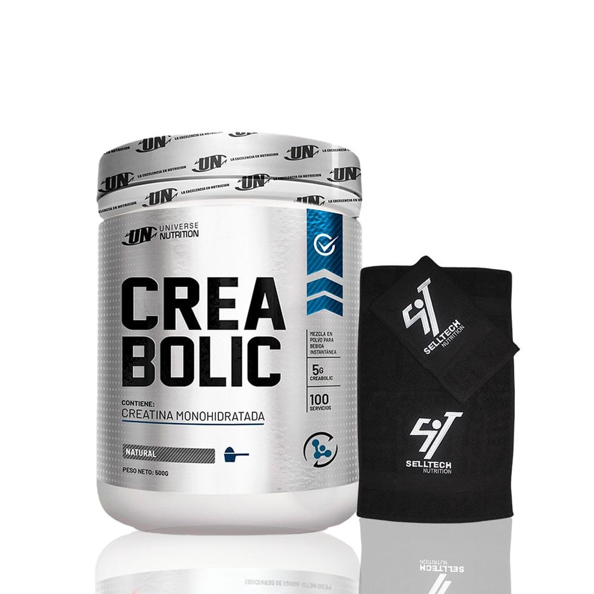 UNIVERSE NUTRITION - Creabolic 500 g+Toalla