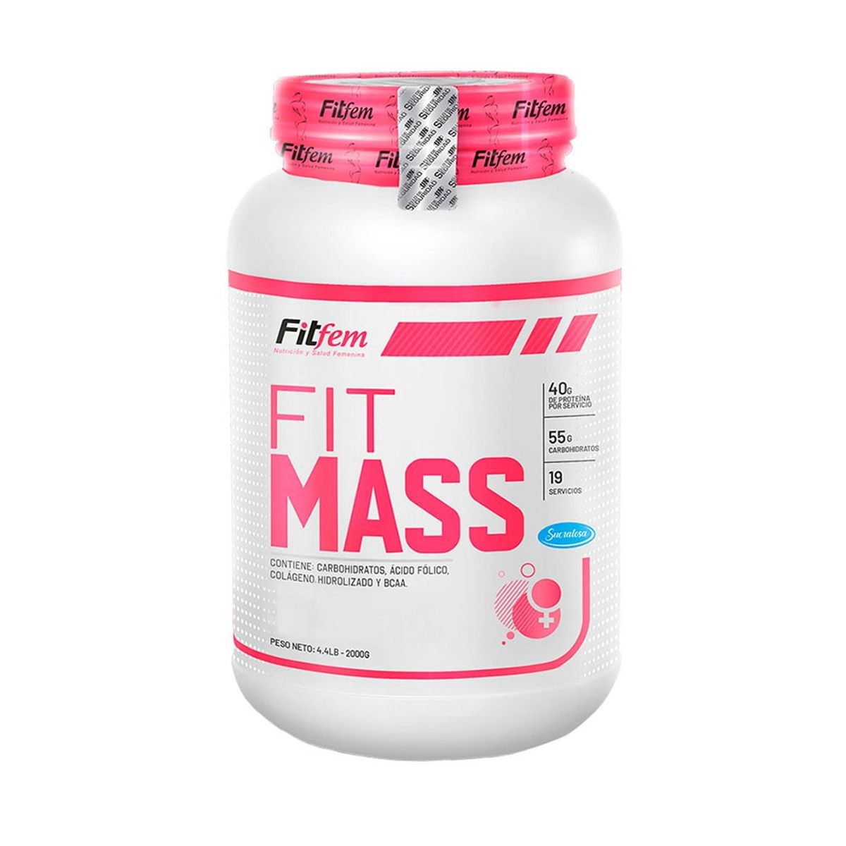 FITFEM - Proteína Fitfem Fit Mass 2kg Vainilla + Toalla