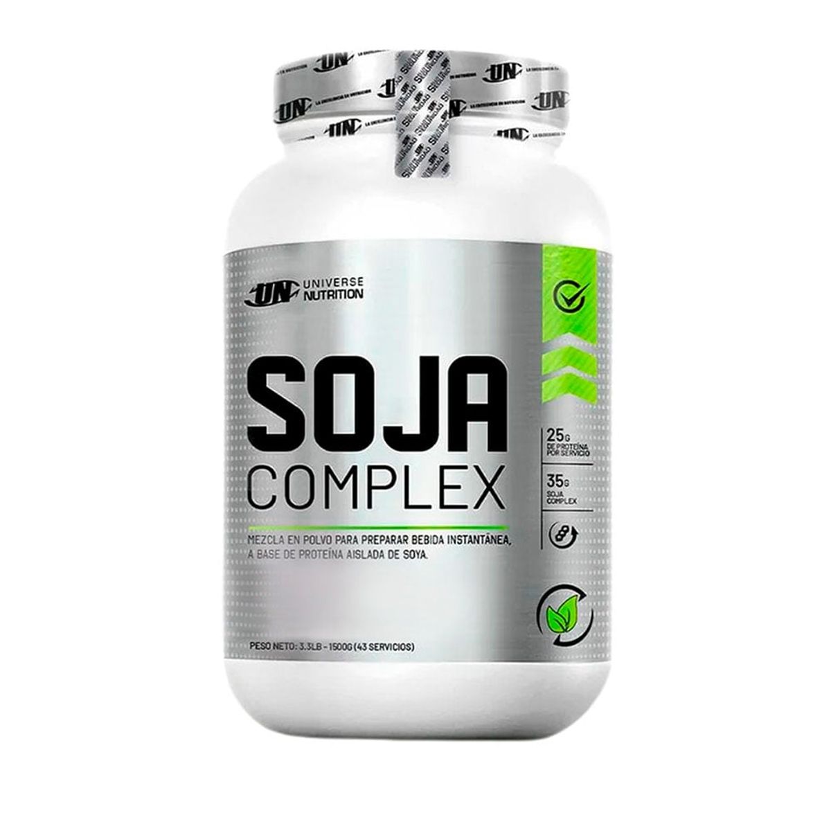 UNIVERSE NUTRITION - Proteína de Soja Complex 1.5 kg Chocolate+Toalla