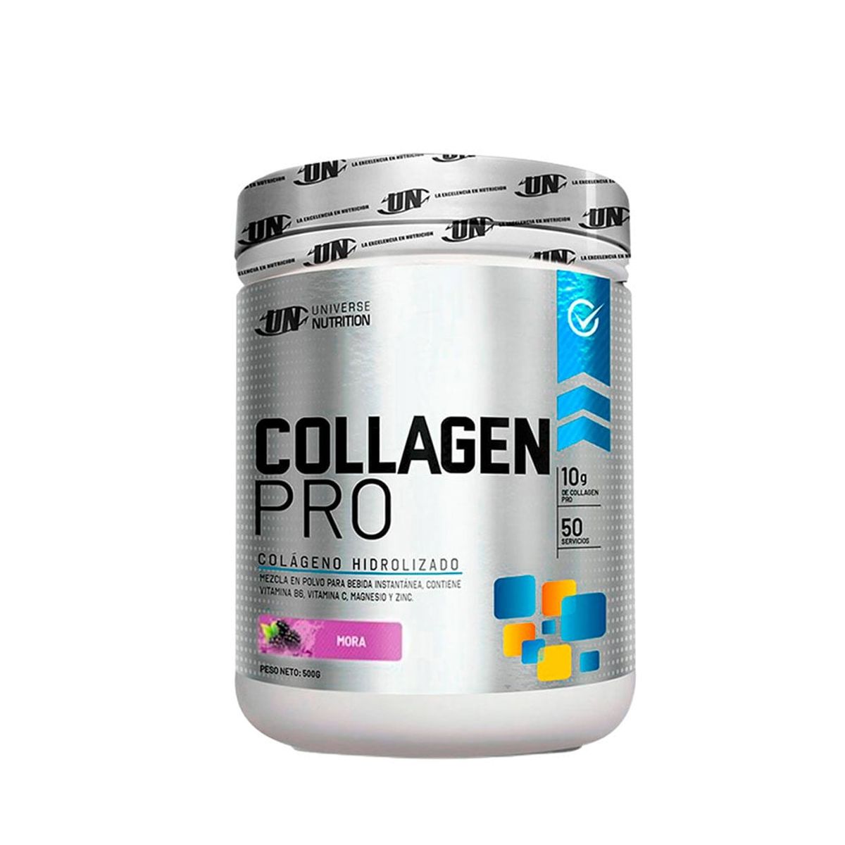 Universe Nutrition - Colágeno Collagen Pro 500g Mora+Toalla