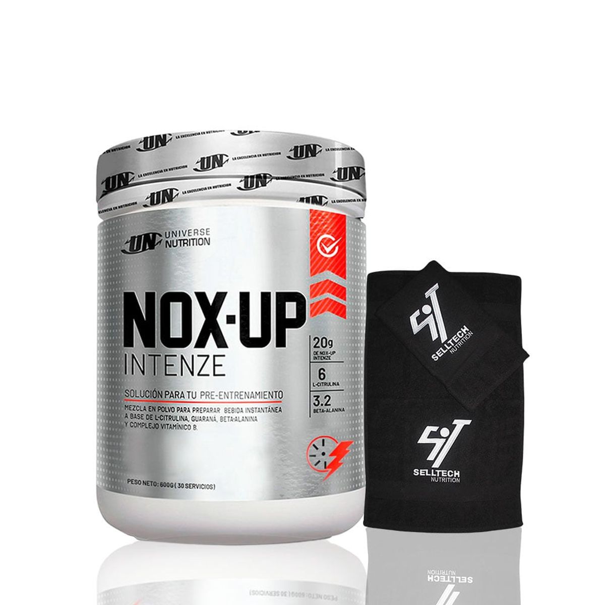 UNIVERSE NUTRITION - Pre - Entreno Universe Nutrition Nox-Up Intenze 600gr Fruit Punch+Toalla