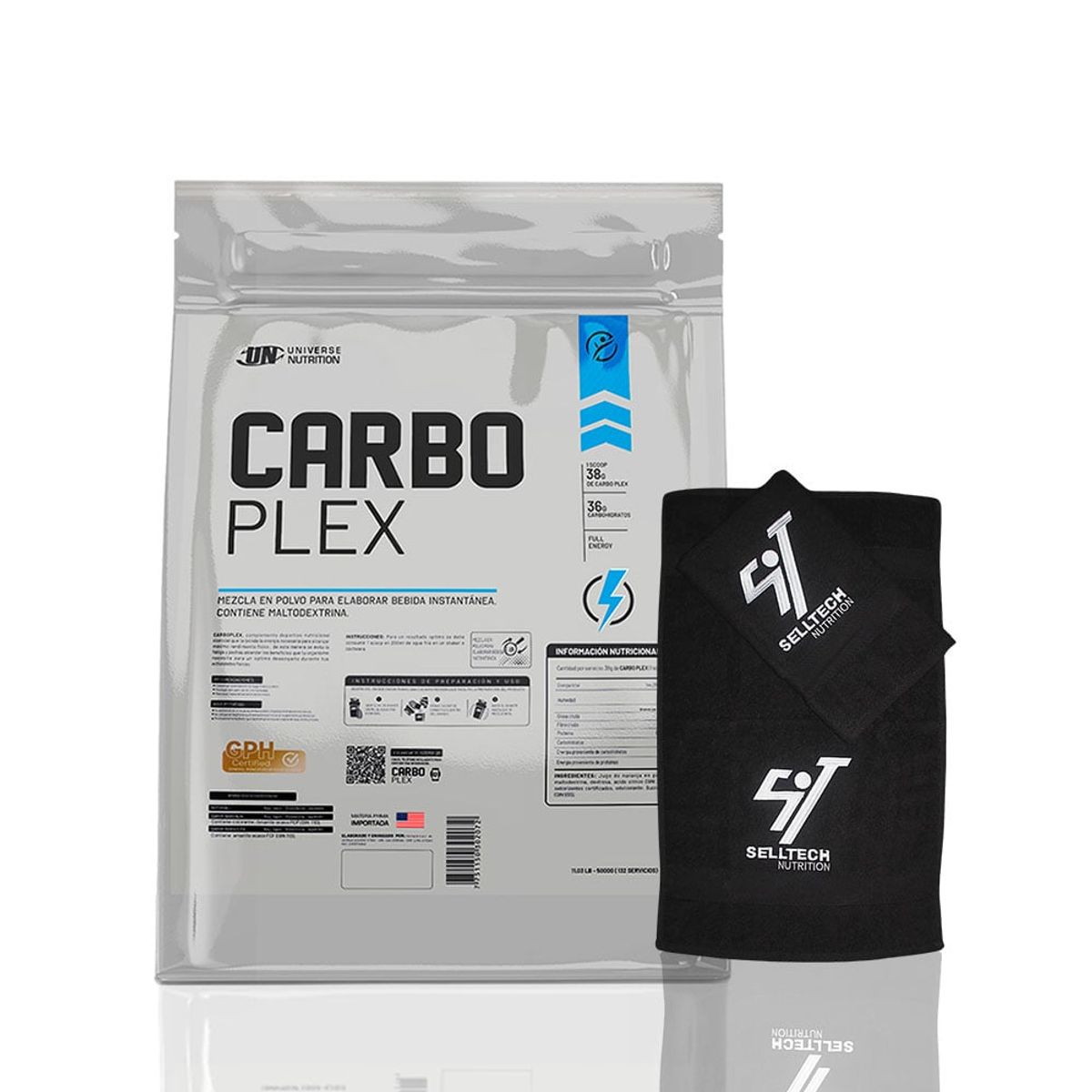 UNIVERSE NUTRITION - Carbo Plex 5 kg Naranja+Toalla