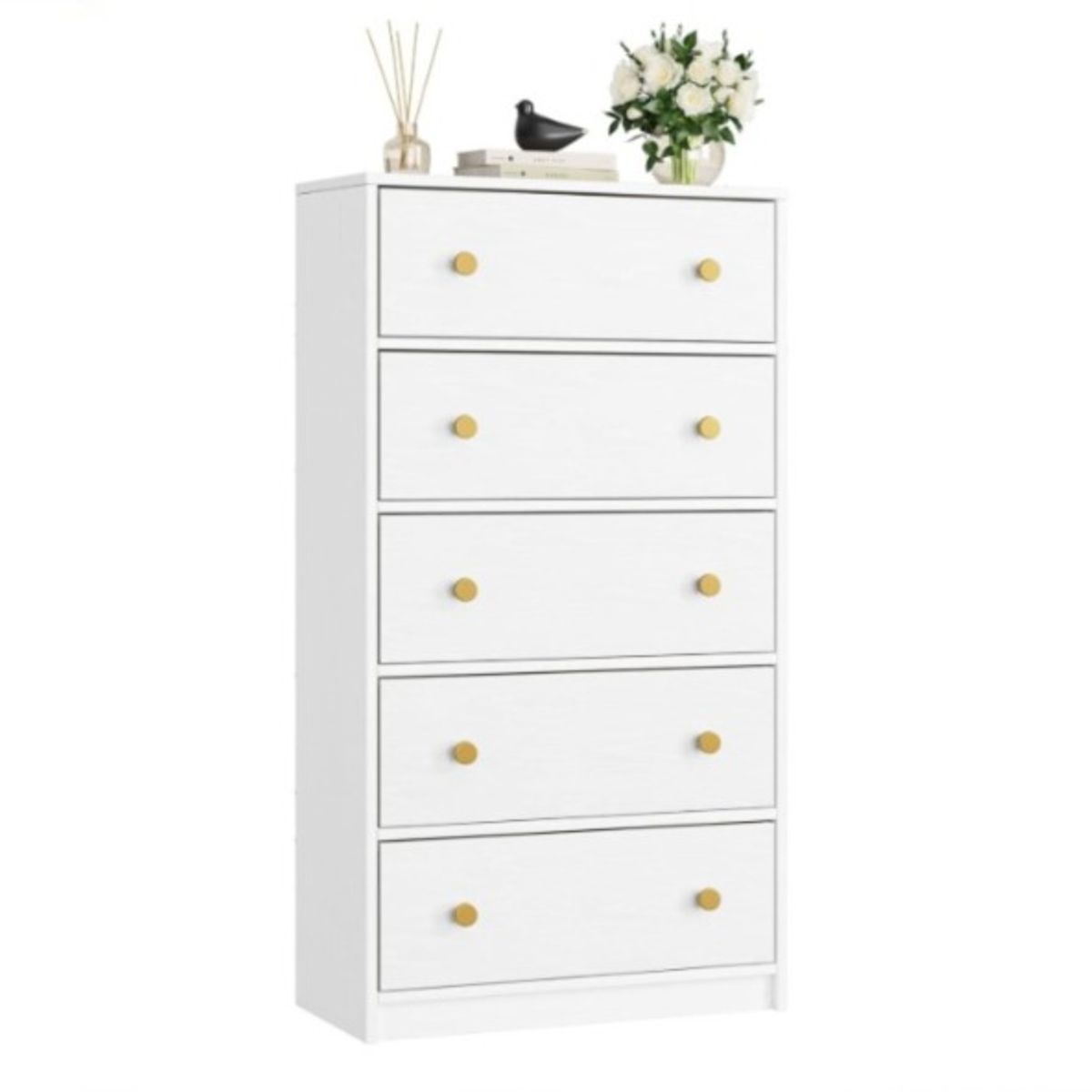 NACION MUEBLES - CÓMODA BLANCA TOMY NM