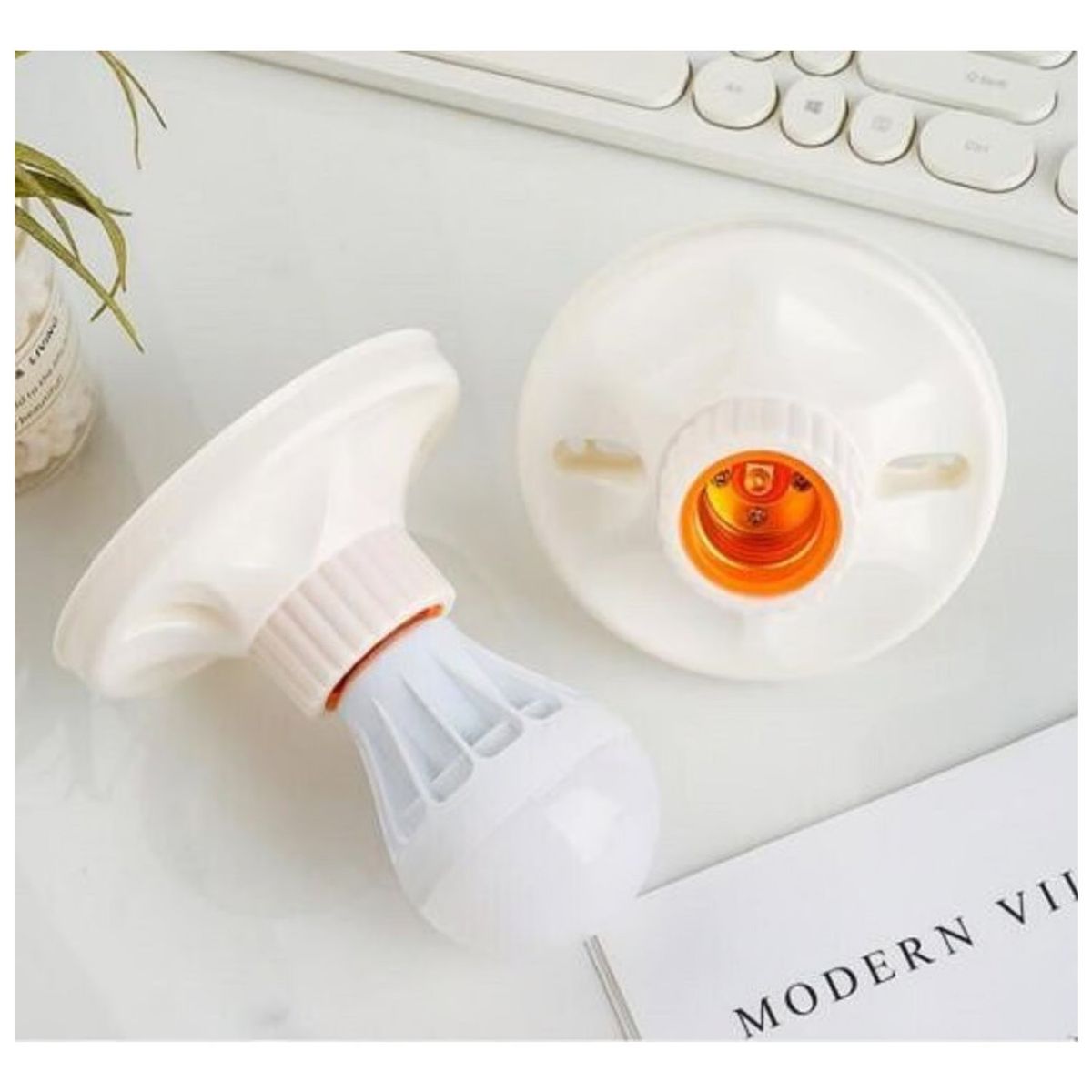 NEO DIGITAL - Cámara espía oculta tipo socket de foco wifi 1080P 32GB 102W