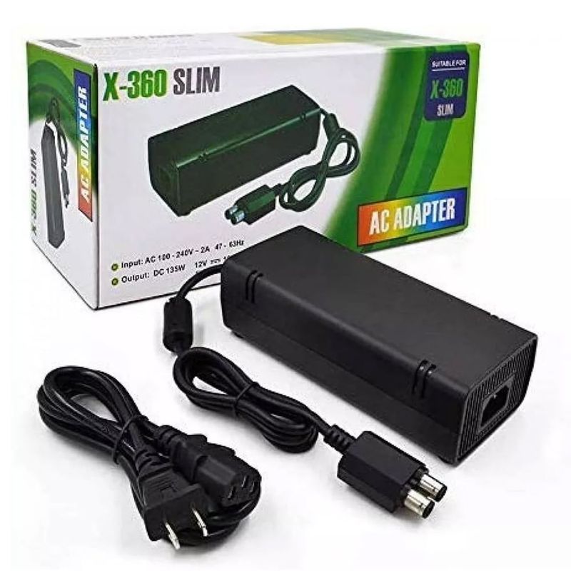 GENERICO - Fuente alimentación XBOX 360 slim 220V adaptador corriente