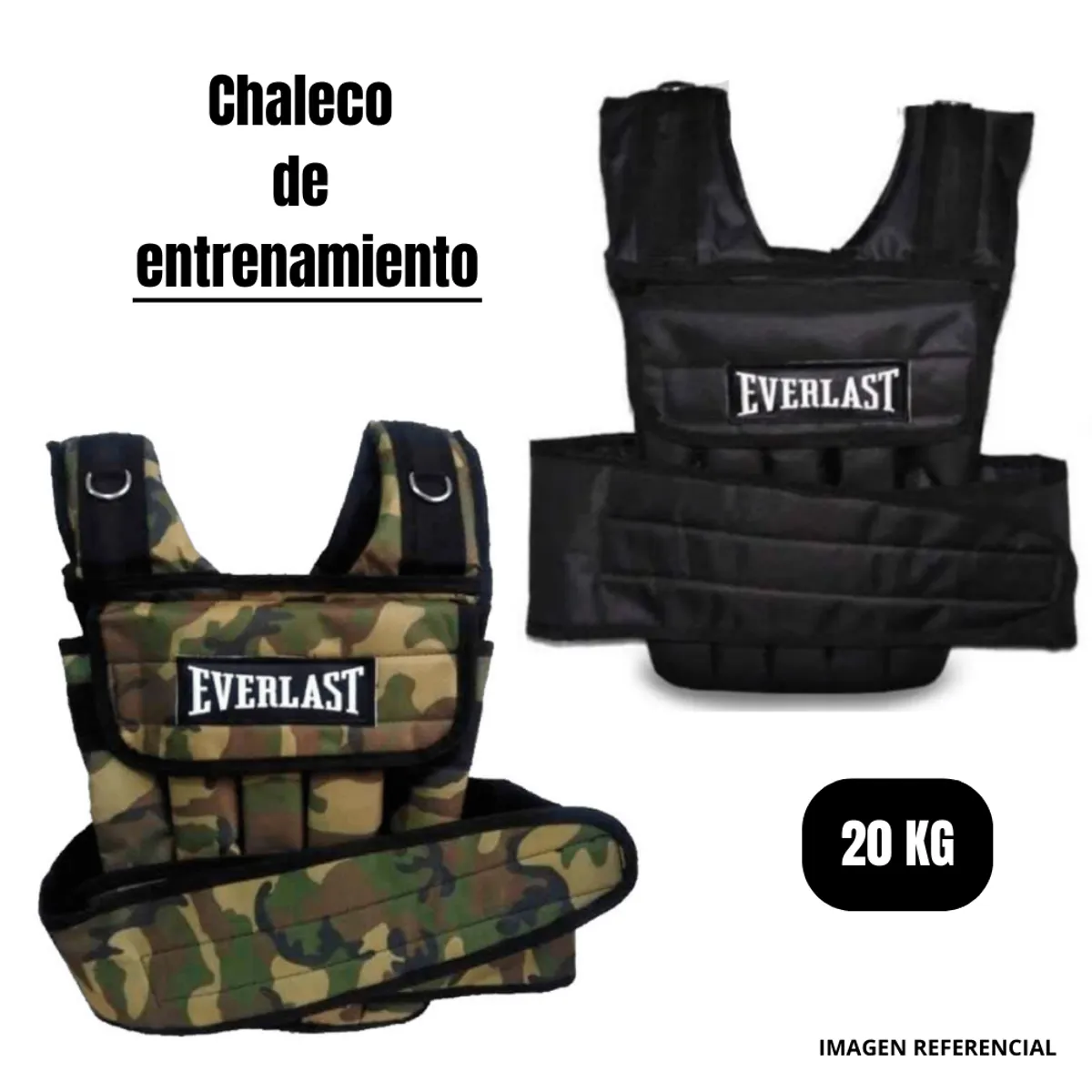 GENERICO - Chaleco con Peso 20Kg