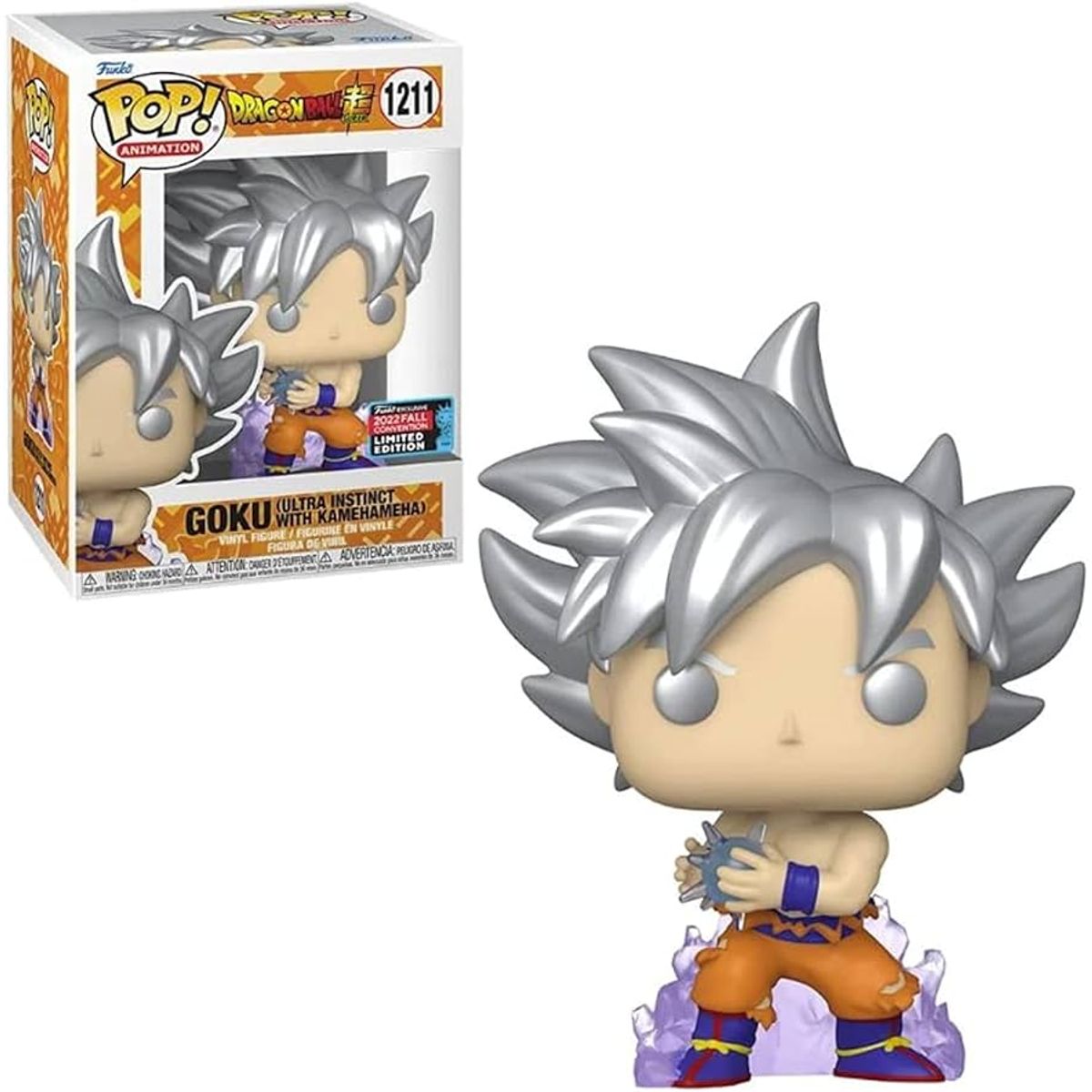 FUNKO - DRAGON BALL Z GOKU with kamehameha ultra instinct 1211