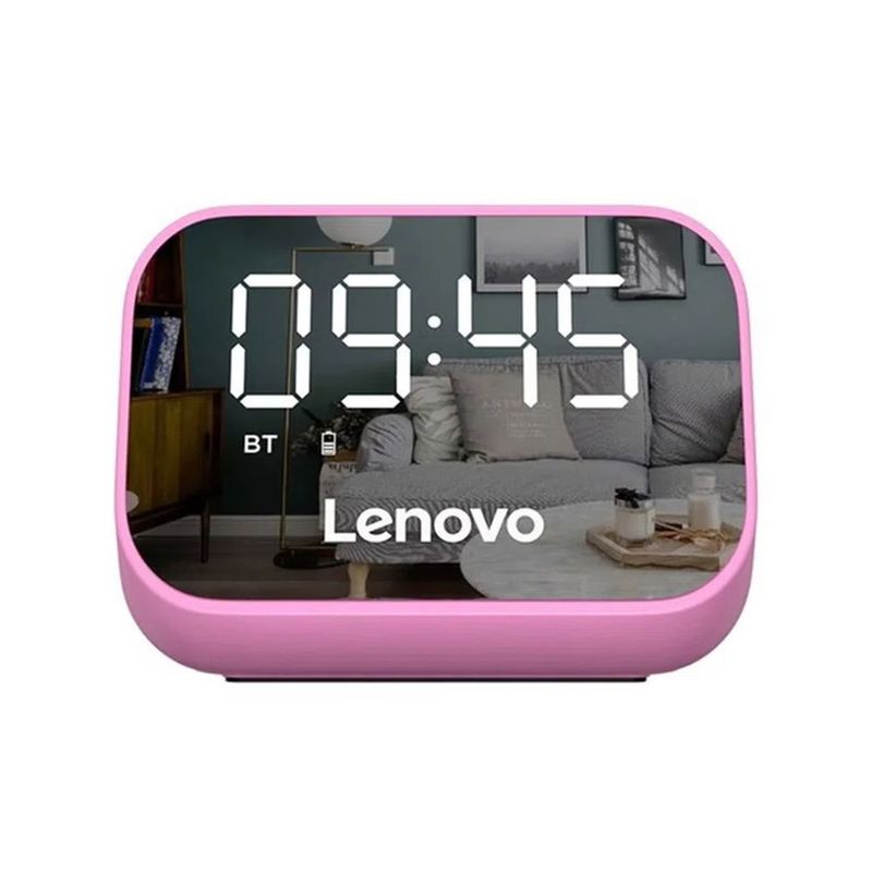 LENOVO - Parlante Bluetooth despertador Lenovo TS13 Speaker PINK