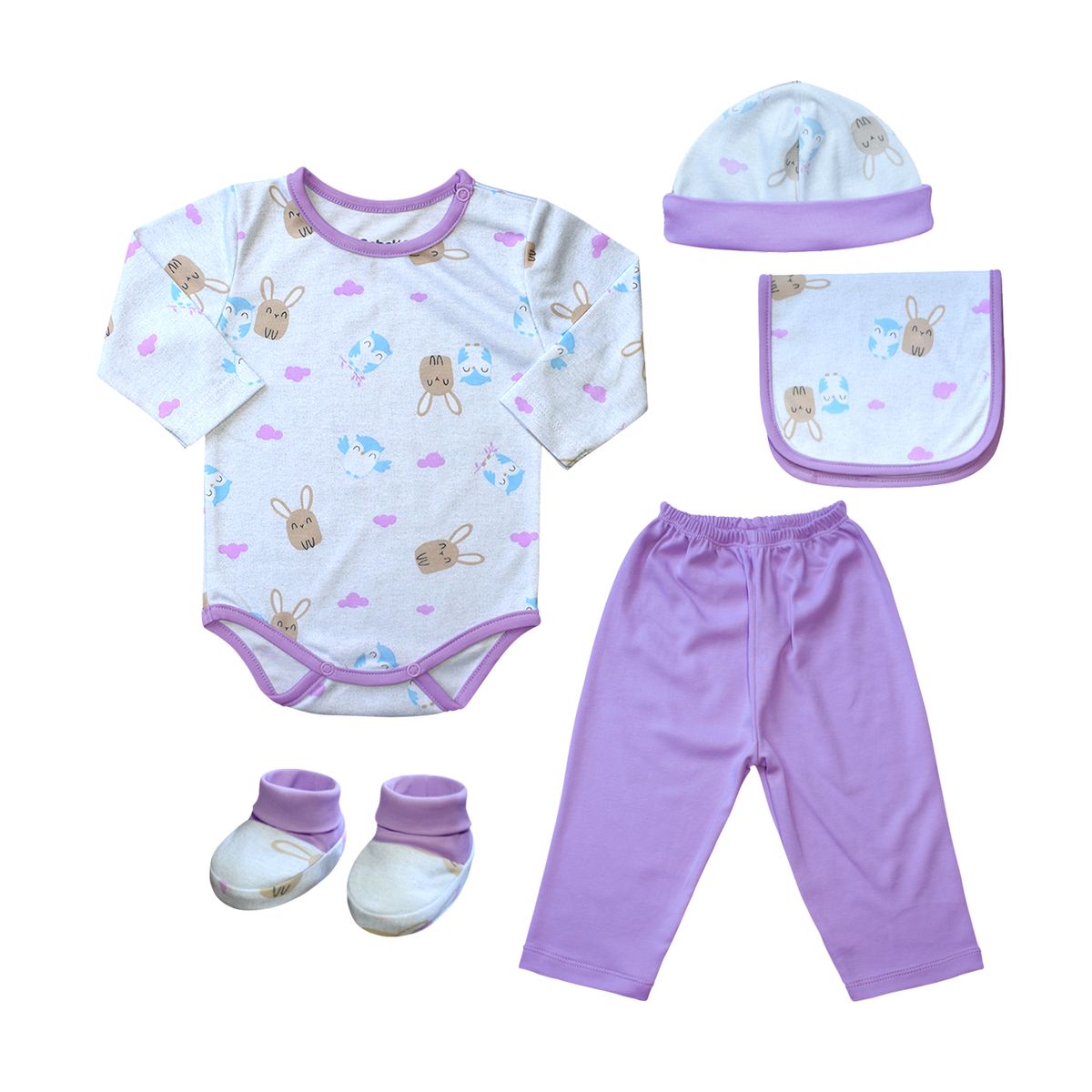 BEBELU - Ajuar Polialgodón Meche Para Niña Bebelú