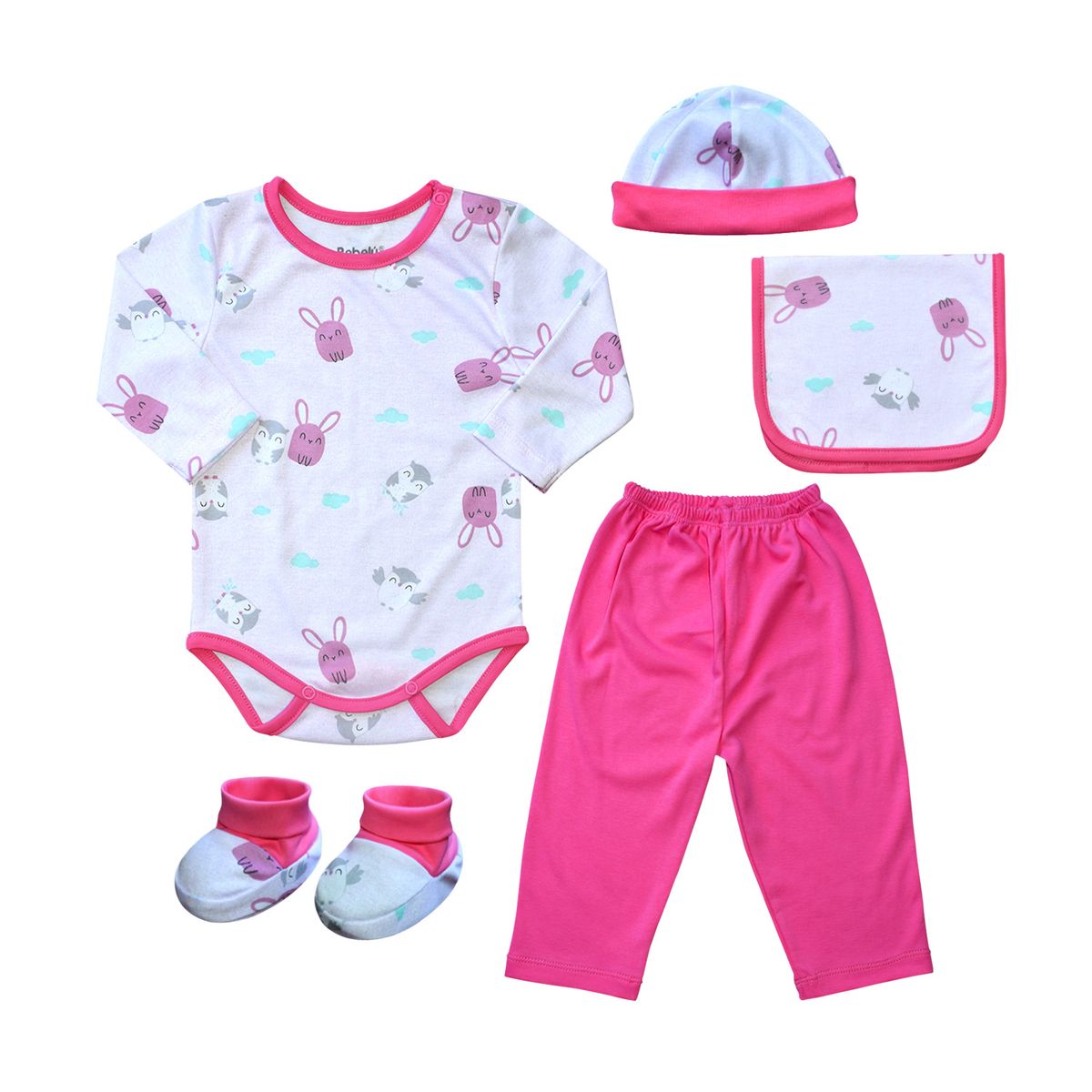 BEBELU - Ajuar Polialgodón Meche Para Niña Bebelú