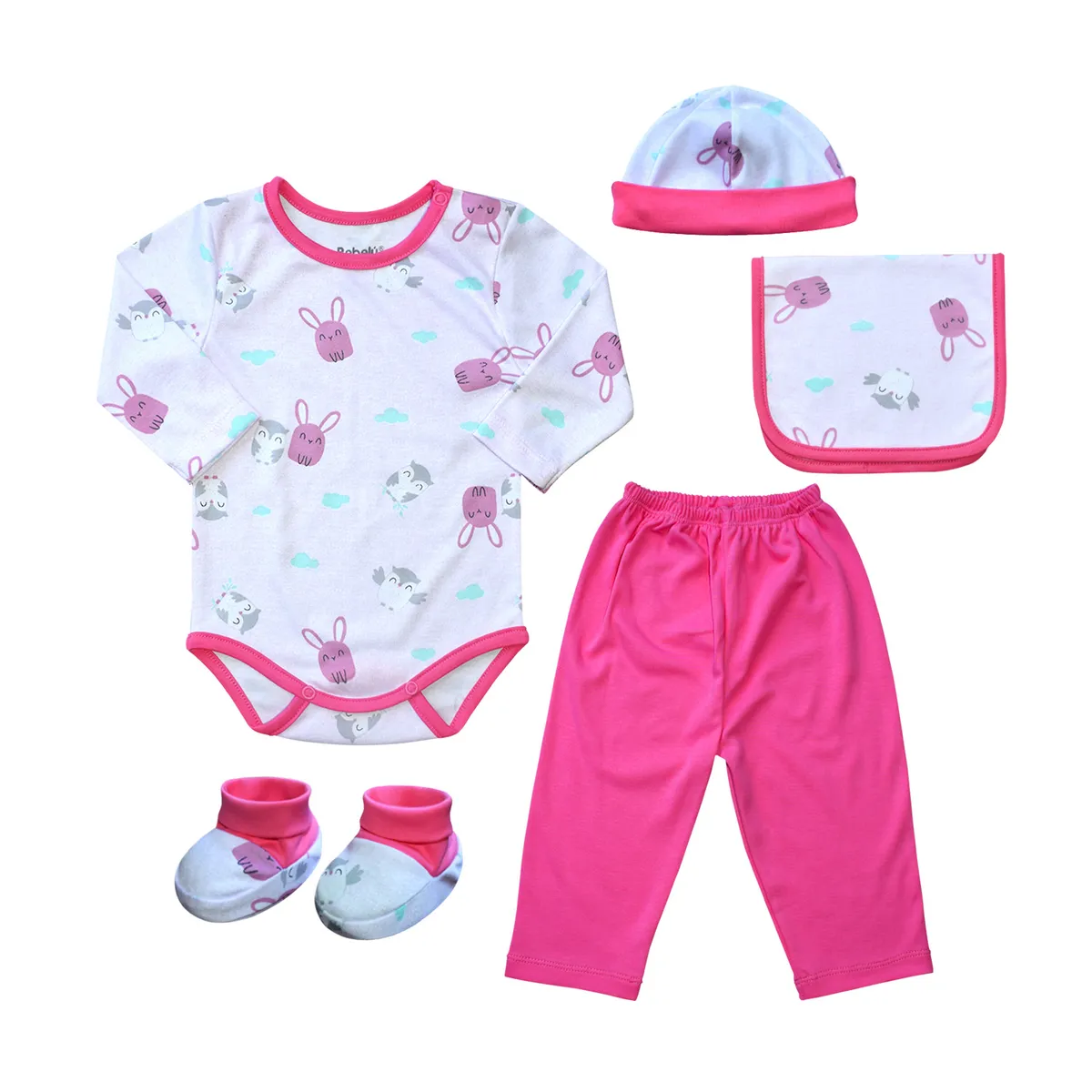 BEBELU - Ajuar Polialgodón Meche Para Niña Bebelú