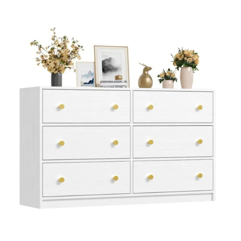 NACION MUEBLES - CÓMODA 6 CAJONES KATE NM