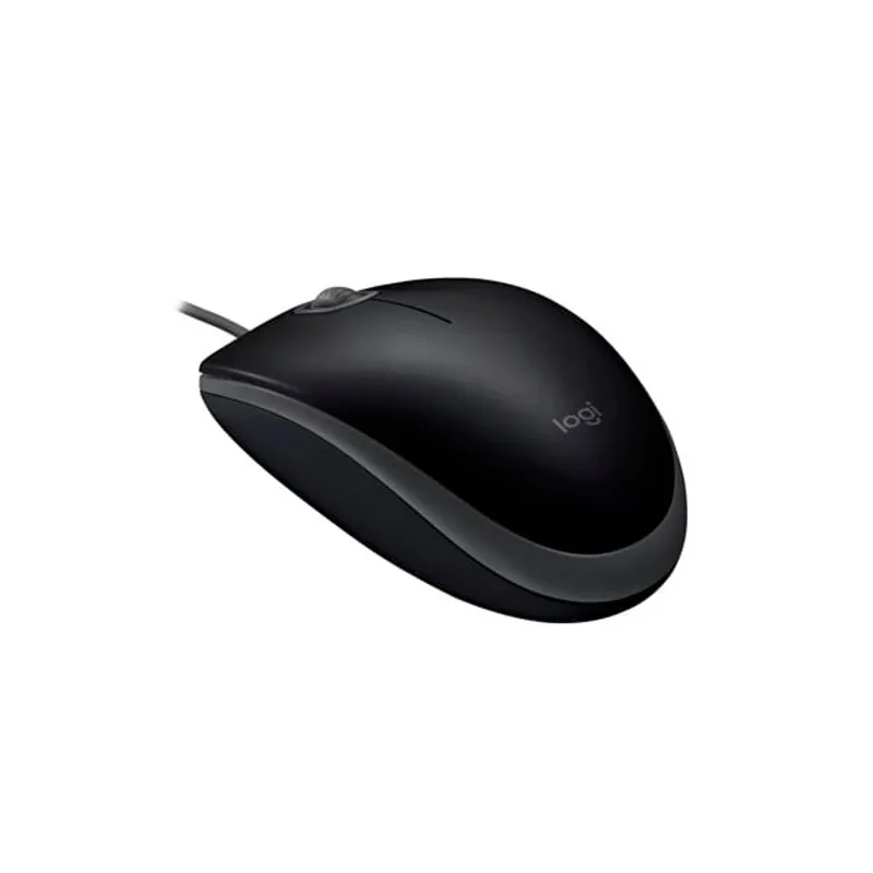 LOGITECH - Mouse con cable Logitech M110 Silencioso Negro