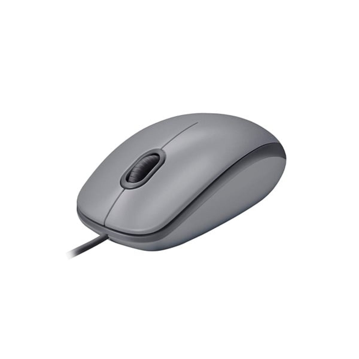 LOGITECH - Mouse con cable Logitech M110 Silencioso Gris