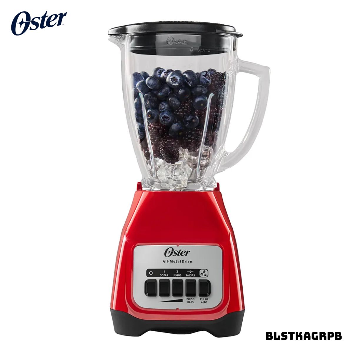 OSTER - LICUADORA OSTER 2 VELOCIDADES 800W ROJA - BLSTKAGRPB + PLANCHA OSTER