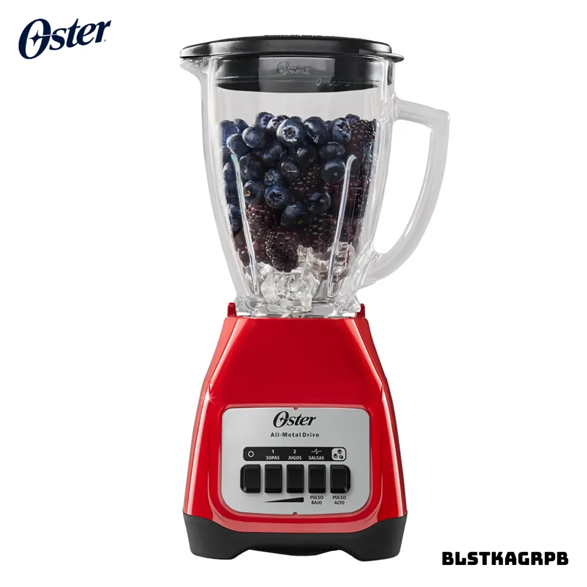 OSTER - LICUADORA OSTER 2 VELOCIDADES 800W ROJA - BLSTKAGRPB + PLANCHA OSTER
