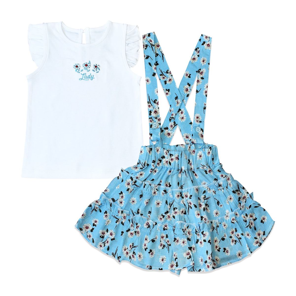 BEBELU - Conjunto Lino Eliane Para Niña Bebelú