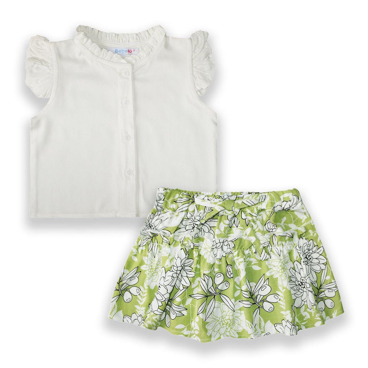 BEBELU - Conjunto Chalis Esmeralda Para Niña Bebelú