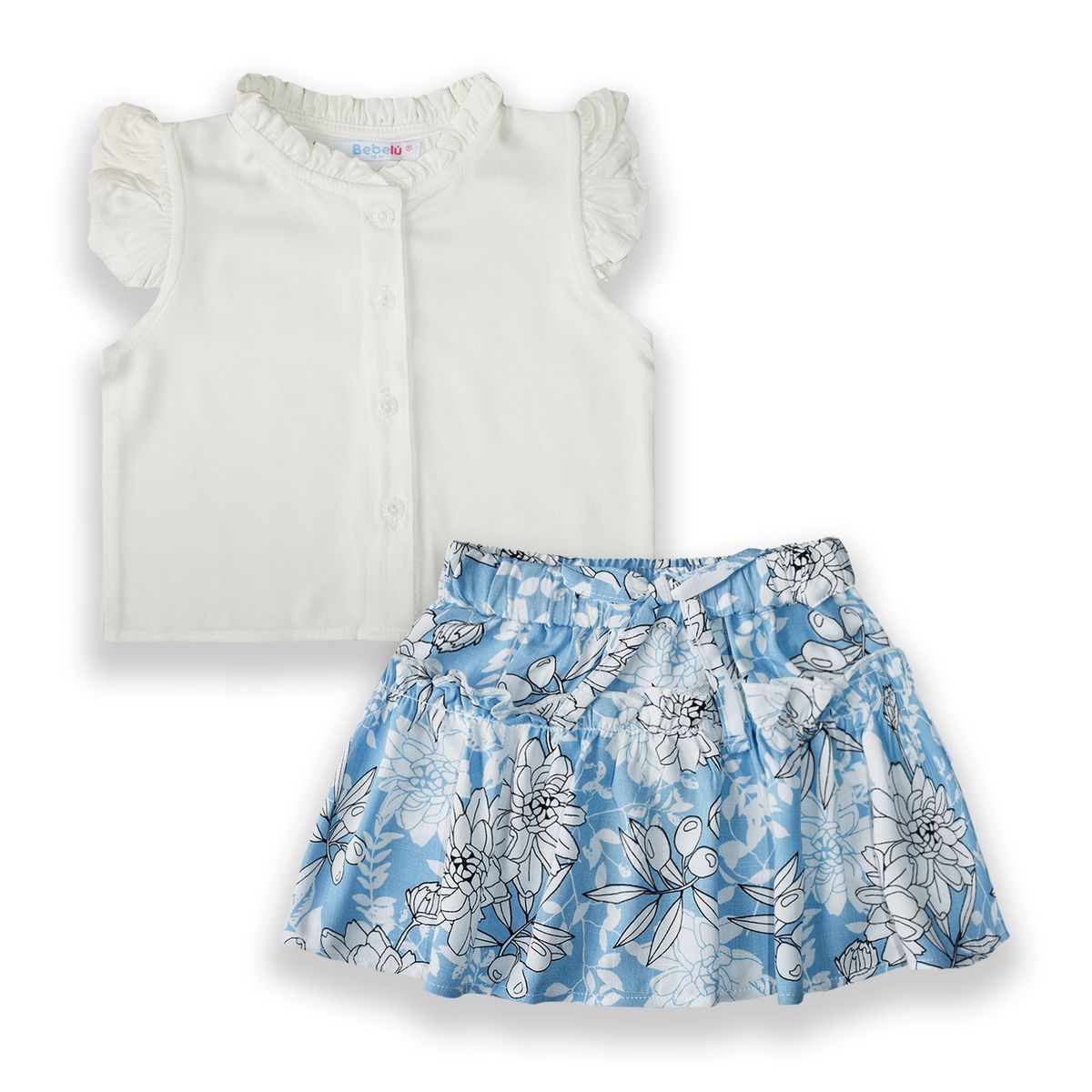 BEBELU - Conjunto Chalis Esmeralda Para Niña Bebelú